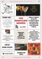 The Whistling Badger food