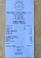 Piccolo Bar Di Pistocchi Claudio E C menu