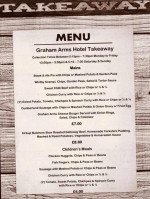 Graham Arms Inn menu