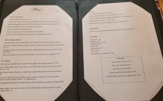 The Pier menu