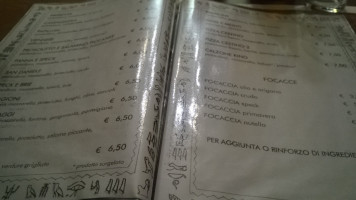 Arlecchino Bar Ristorante Pizzeria menu