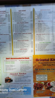 Oriental Kitchen menu