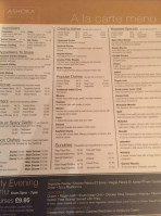 The Regent Brasserie menu