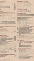 The Shillaylee menu