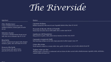 The Riverside Bar Restaurant food