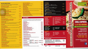 Chilli Express Order Via Facebook menu