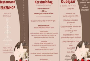 Berkenhof Zwarte Berg menu