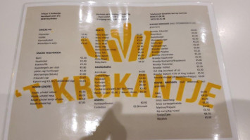 't Krokantje menu