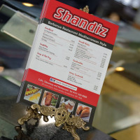 Shandiz menu