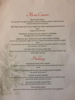 The Swan Inn menu