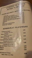 De Brander menu
