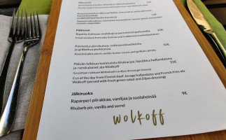 Viini Olutkellari Wine Beerbar Wolkoff food
