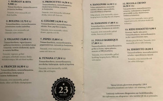 Classic American Diner menu