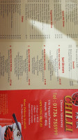 Chilli Chinese Takeaway menu
