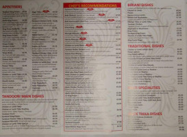 Havant Fish menu