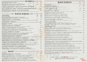 Wilma Albert B.v. Haarlem menu