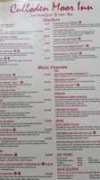 Culloden Moor Inn menu