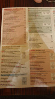 The Coronation Hall menu