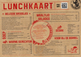 Ridderikhoff menu
