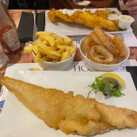 Soho Hobson`s Fish Chips food