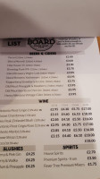 Snacks And Ladders Board Game Café Eatery menu