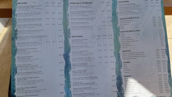 The Palm Brasserie menu