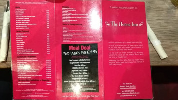 The Horns Inn menu