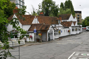 Swan Bottle outside