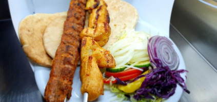 Family Kebab Fish Chips food