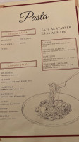 Sambuca menu