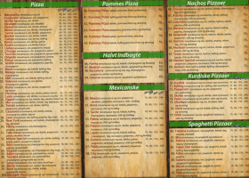 Milano Pizza menu