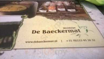 De Baeckermat Westdorpe food
