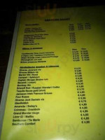 Cafe Pursers menu