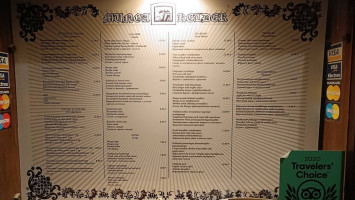 Munga Kelder menu