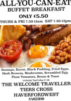 Welcome Traveller Inn food