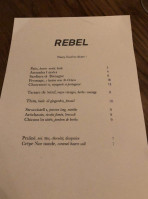 Rebel menu