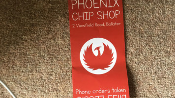 Phoenix Chip Shop menu