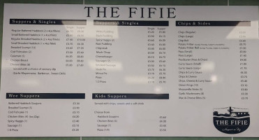 The Fifie menu
