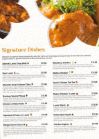 Bombay Quay menu