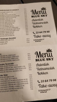 Blue Sky Vietnamesisk Mad menu
