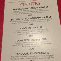 Rajinda Pradesh menu