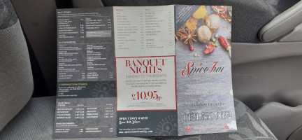 Spice Inn menu