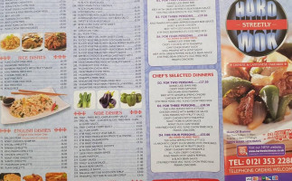 Hardwok Streetly Chinese And Cantonese Takeaway menu