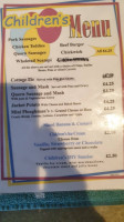 California Tavern menu