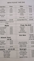 The Grey Horse Inn menu
