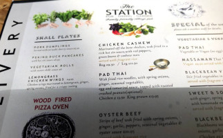 The Station Bar And Restaurant menu