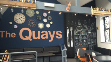 The Quays Cafe And inside