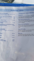 The Rock Inn menu