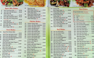 Hong Kong Chinese Takeaway menu