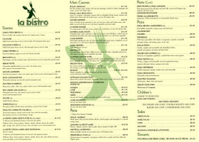La Bistro Mediterranean Kitchen menu